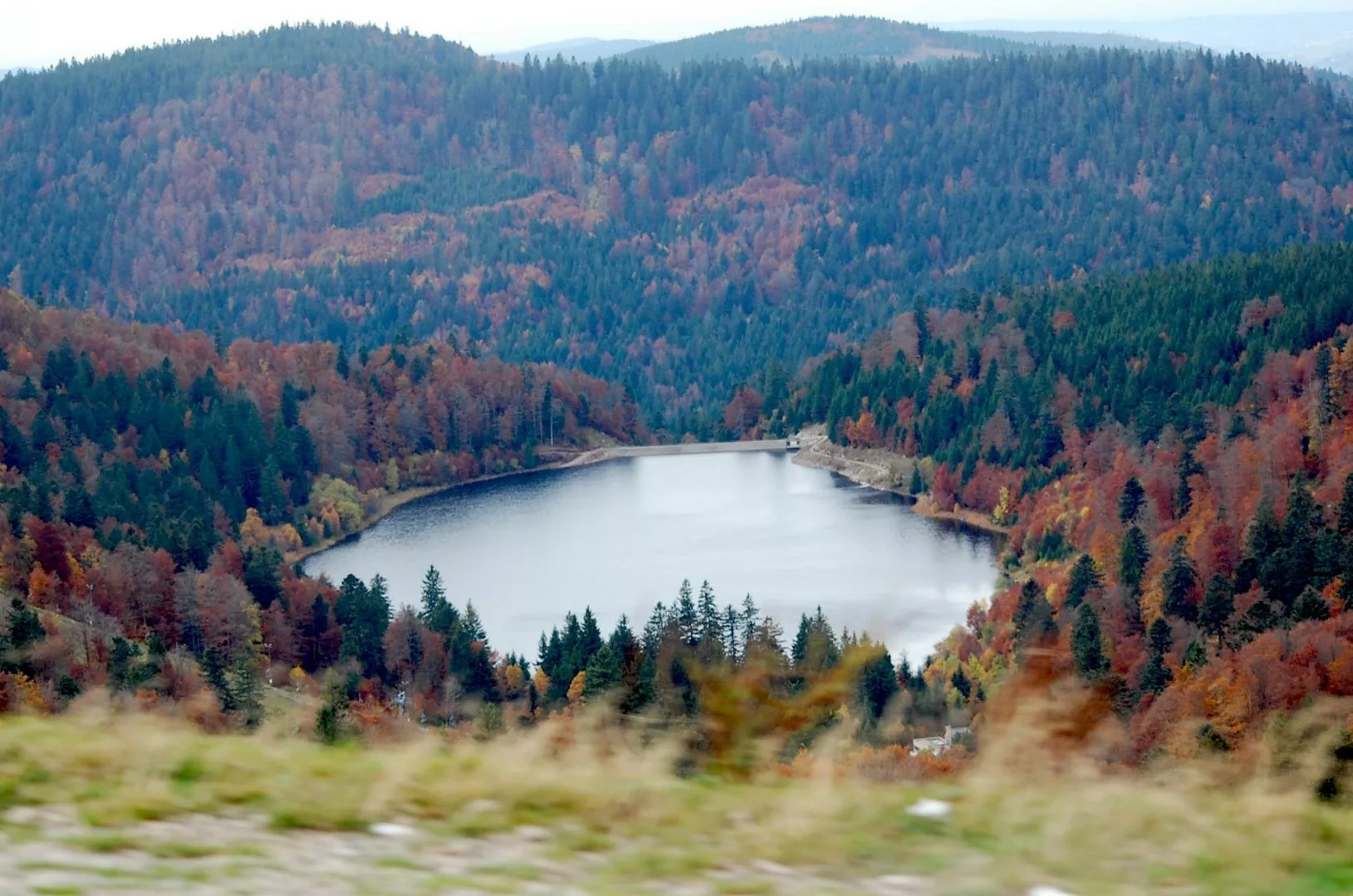 lac automne route des crêtes dans les Vosges